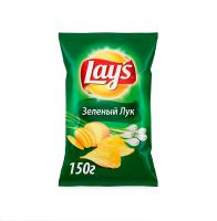 Чипсы Lays Зеленый лук 150гр