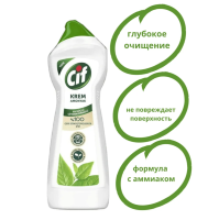 Чист крем Cif 500мл д поверх с аммиаком