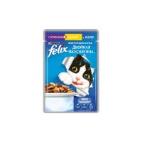 Корм д-кошек Felix 85г с ягненком курицей в желе
