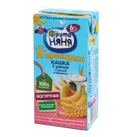 Дет кашка Фруто няня 200мл 5 злаков с грушей и бананом т п