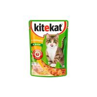 Корм д-кошек Kitekat 85г желе курица в соусе