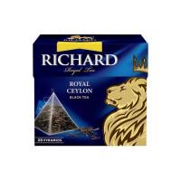 Чай Richard 20 пак Royal Ceylon черный в пирамидках
