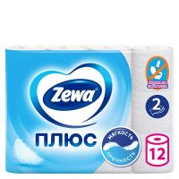 Туал бумага Zewa Plus 12шт blue 2сл