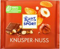 Шок-плит Ritter Sport 250г Knusper nuss