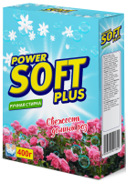 СтирПорошок Soft Plus 400г руч свежесть долины роз
