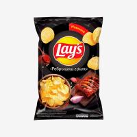 Чипсы Lays 140 г. Ребрышки гриль