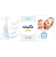 Влаж-салф Ultra Compact Cream Lotion с крышк 72шт