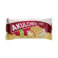 Вафли Акульчев Венские со вкусом сливочного крема 100г