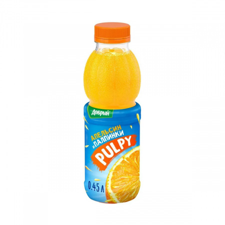 Сок Добрый Pulpy апельсин п-б 450мл