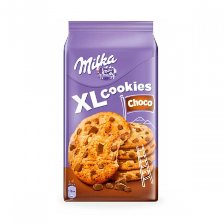 Печенье Milka XL Cookies в ассортим 184г (П)