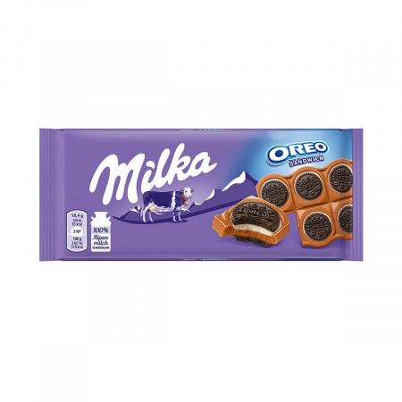 Шок-плит Milka 92г Oreo молочный