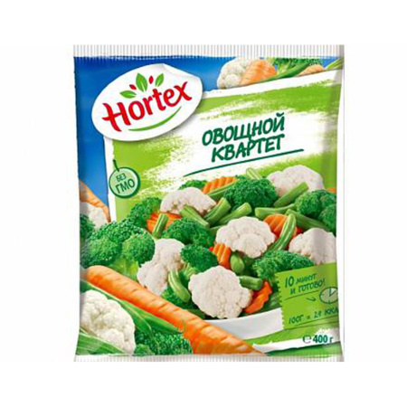 Зам-овощи Hortex овощной квартет 400г