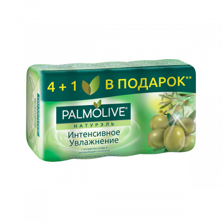 Мыло Palmolive Натурэль с экстр-оливы и молоч 4+1 350г