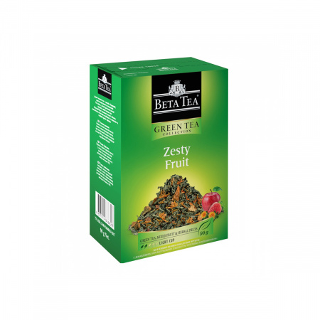 Чай Beta 100 гр. фрукты, лепестки растений зеленый