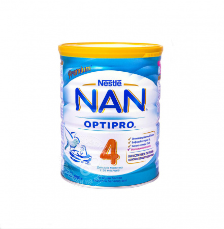 Детпит Nestle NAN 4 Optipro молочко 18+ 800 гр