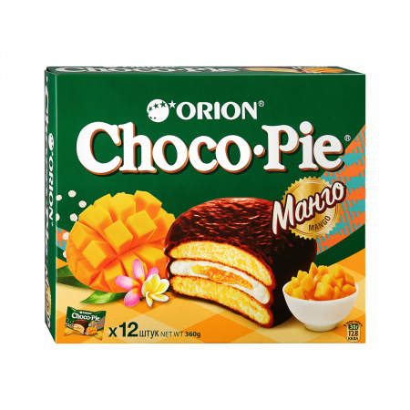 Печенье Orion Choco-pie манго 360 гр.