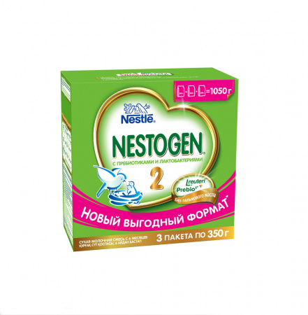 Детпит Nestle Nestogen 2 с 6 месяцев 3х350 гр