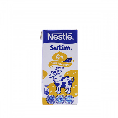 Молоко Nestle Sutim 6% 1л