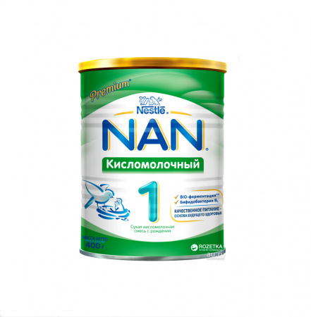 Детпит Nestle NAN 1 Кисломолочный 0+ 400 гр