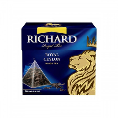 Чай Richard 20 пак Royal Ceylon черный в пирамидках
