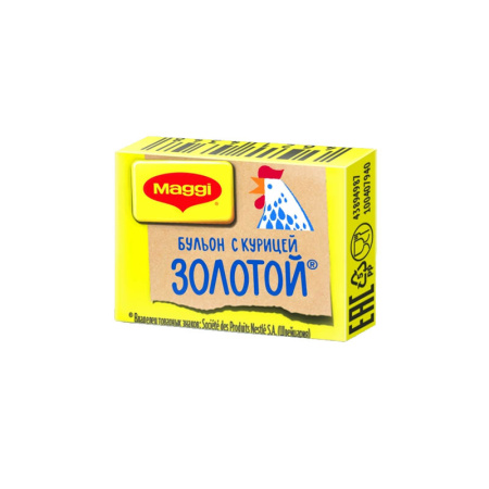 _0111_Приправа Maggi с курицей золотой 10г (кубик)