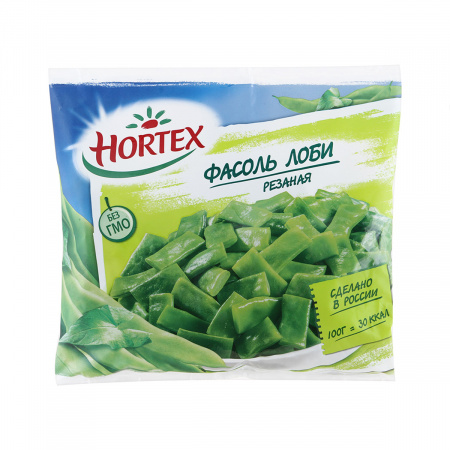 Зам-овощи Hortex Фасоль Лоби резаная 400г
