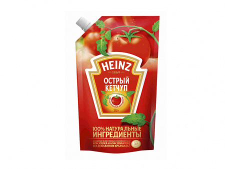 Кетчуп Heinz острый дп 350г