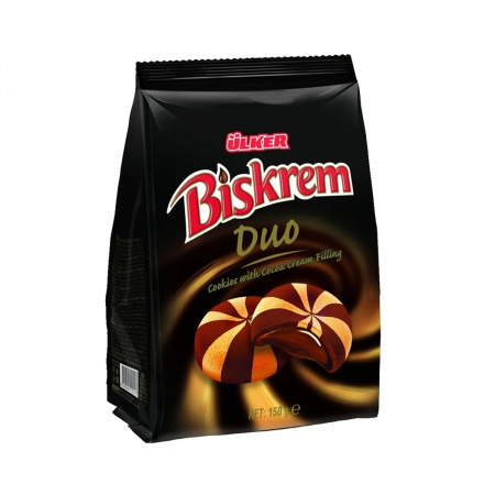 Печенье Ulker Biskrem Duo с какао 150 гр.