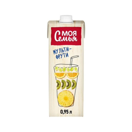 Сок МОЯ СЕМЬЯ мультифрукт т_п 0,95 л.