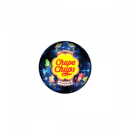 Шок шар Chupa Chups из мол. шоколад с сюрпризом 25г